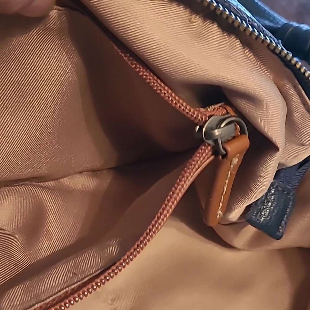 The SAK Sequoia Hobo soft Butter Cream Blue leather Shoulder Bag - Picture 14 of 16